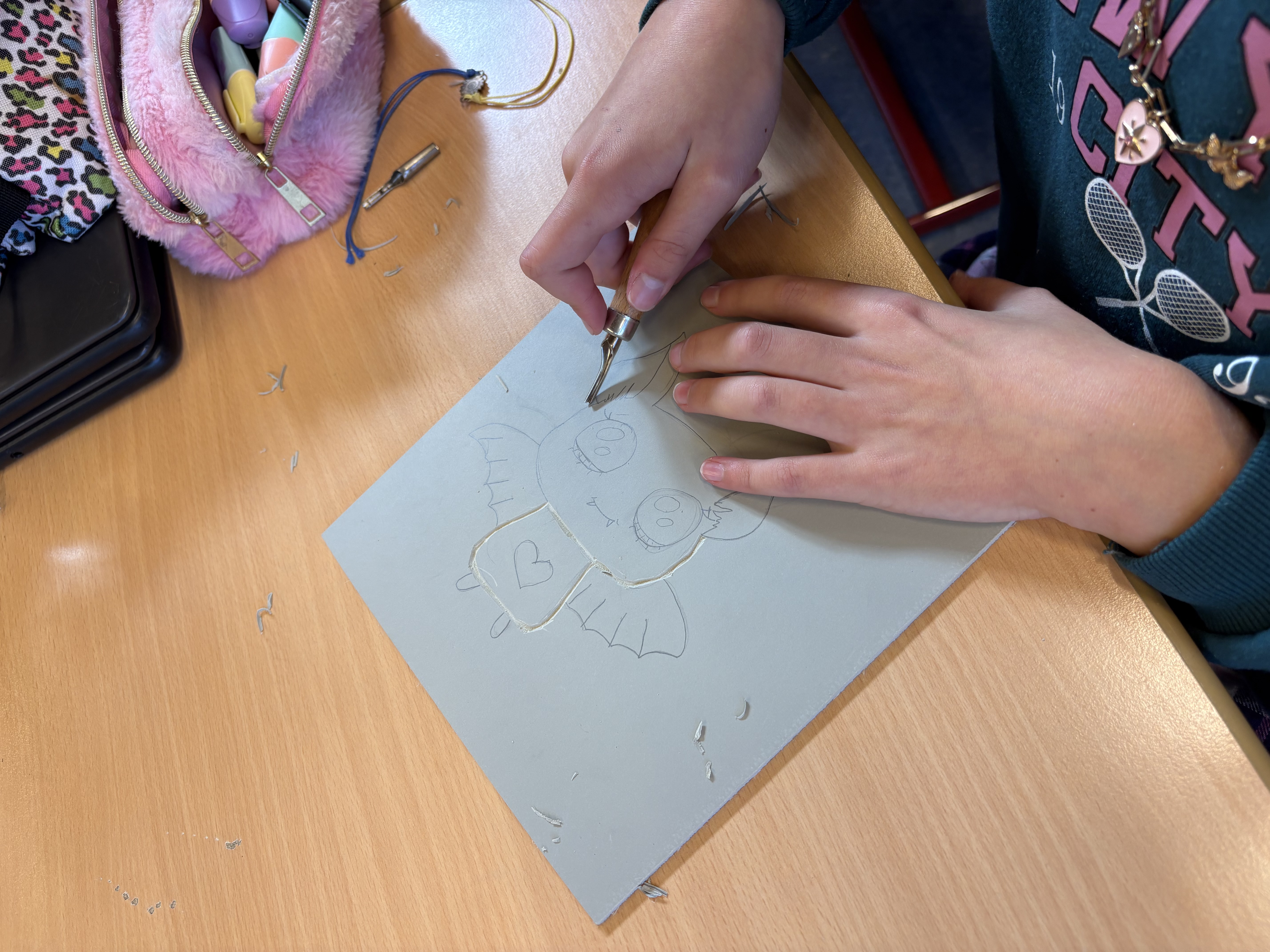 Gutsen en blokprinten 