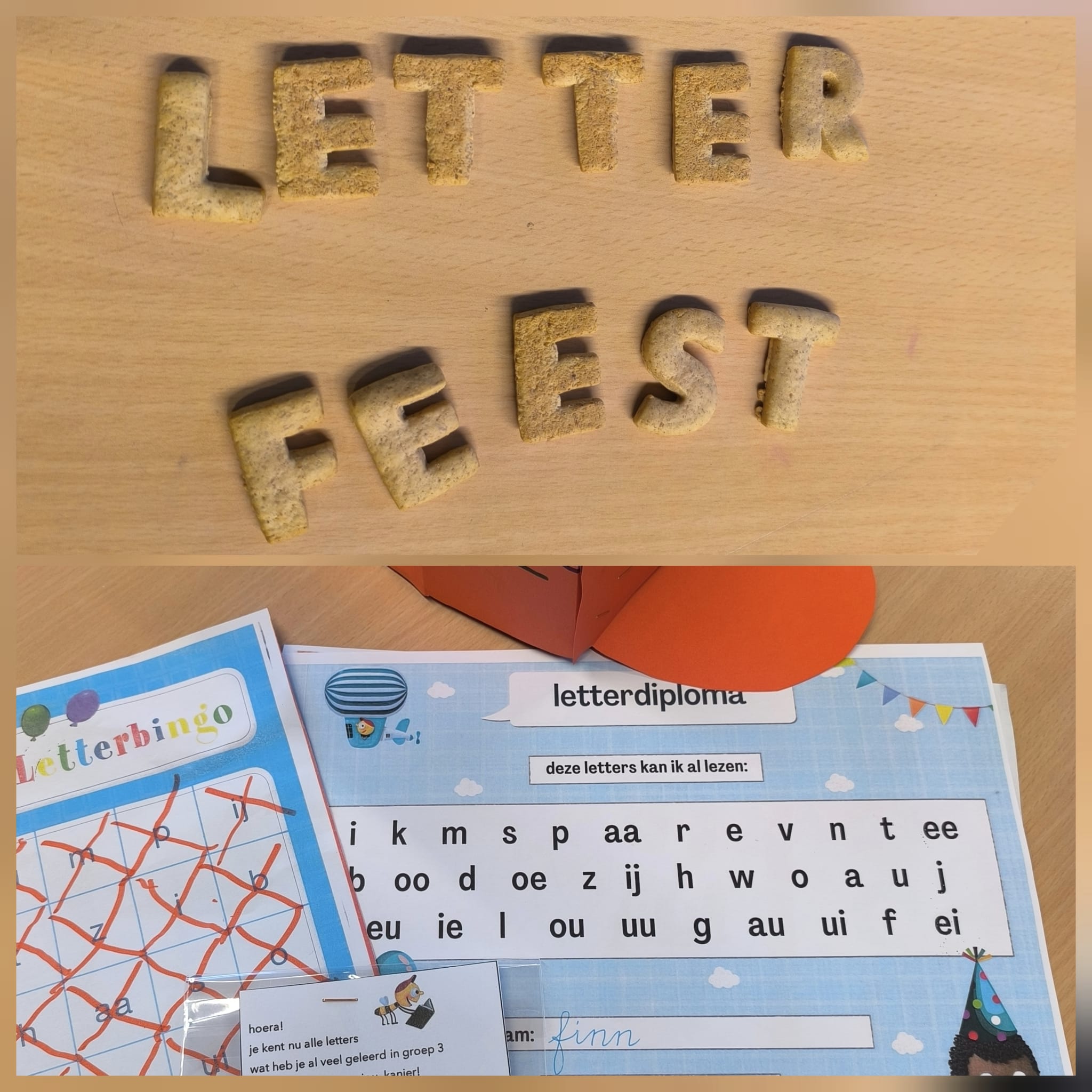 Letterfeest in groep 3!